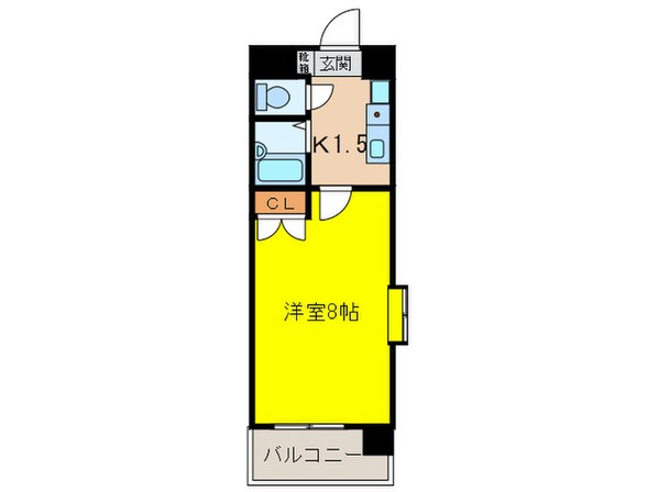 セントラルコ－ト八田の物件間取画像